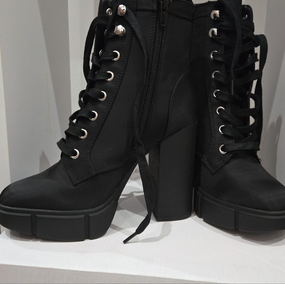 Steve Madden Combat heeled boots